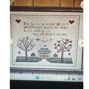 Vintage Crewel Embroidery Kit Spinnerin Stitchery #1009 Partially Completed